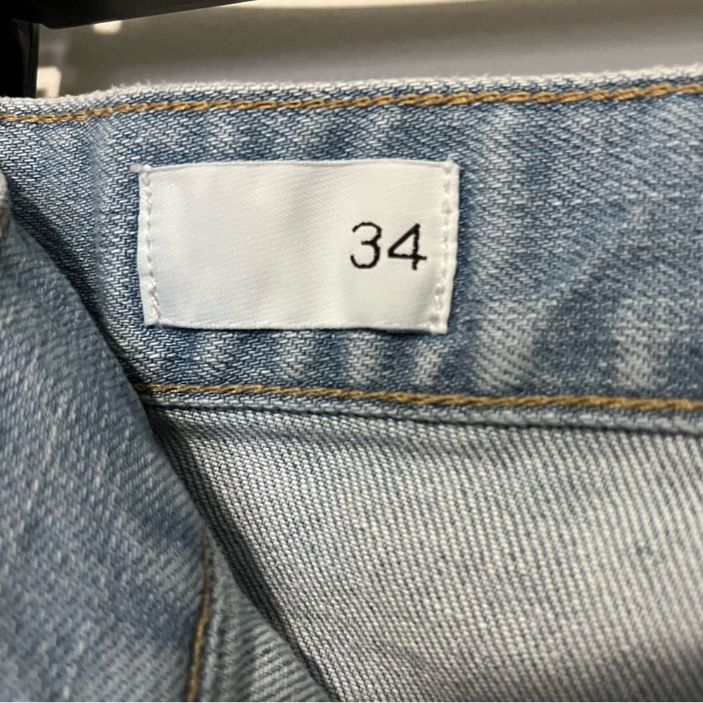 Gap 1969 Size 34 Classic Denim Jean Light Blue Short Miniskirt - Picture 4 of 6